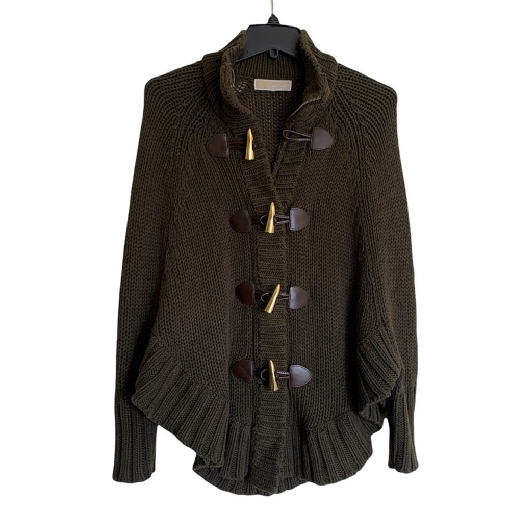 Michael Kors Toggle Button Cape Style Cardigan - image 2